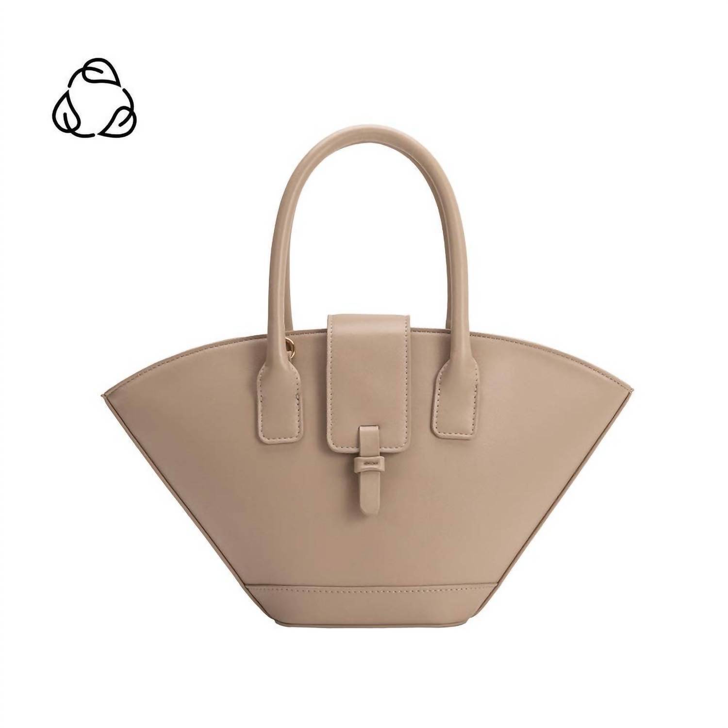 New Melie Bianco Women's Violet Recycled Vegan Crossbody Bag In Nude